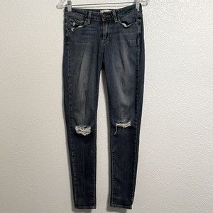 Paige Jeans  Women’s Size 27 Verdugo Ultra Skinny  Distressed Blue Denim Pants